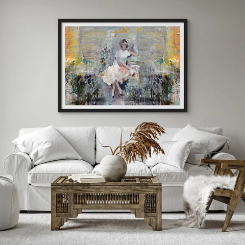 Poster in black frame - Classical and Modern - 91x61 cm