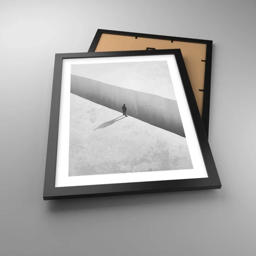 Poster in black frame - Clear Goal - 30x40 cm