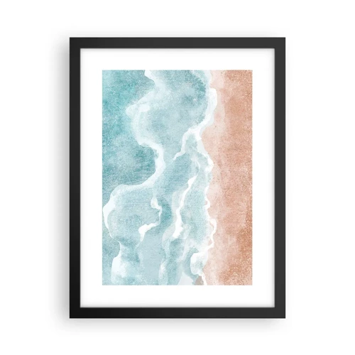 Poster in black frame - Cloudy Abstract - 30x40 cm