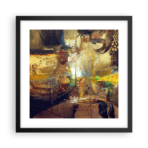 Poster in black frame - Cold, Warm, Hot - 40x40 cm