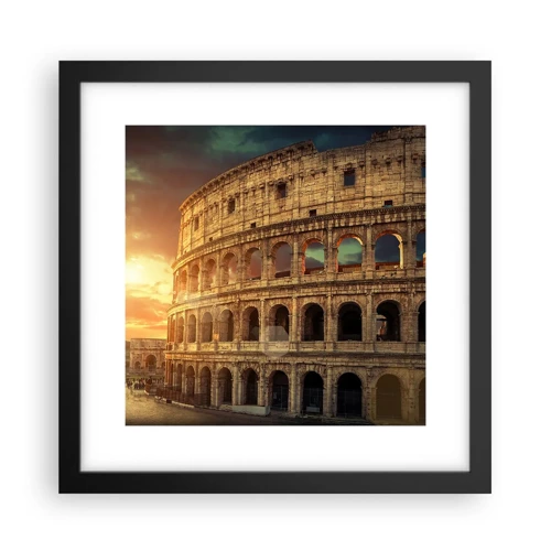 Poster in black frame - Colossal Impression - 30x30 cm