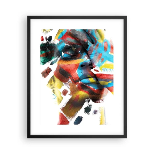 Poster in black frame - Colourful Personality - 40x50 cm