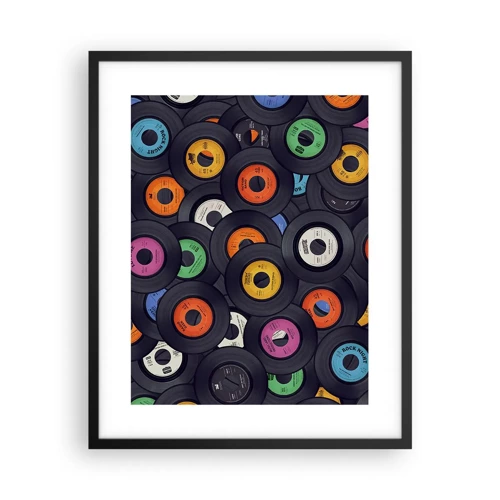 Poster in black frame - Colours of Classics - 40x50 cm