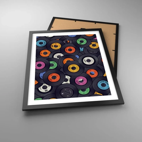 Poster in black frame - Colours of Classics - 40x50 cm