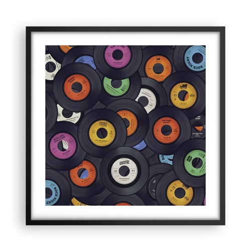 Poster in black frame - Colours of Classics - 50x50 cm