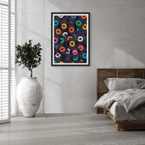 Poster in black frame - Colours of Classics - 50x70 cm