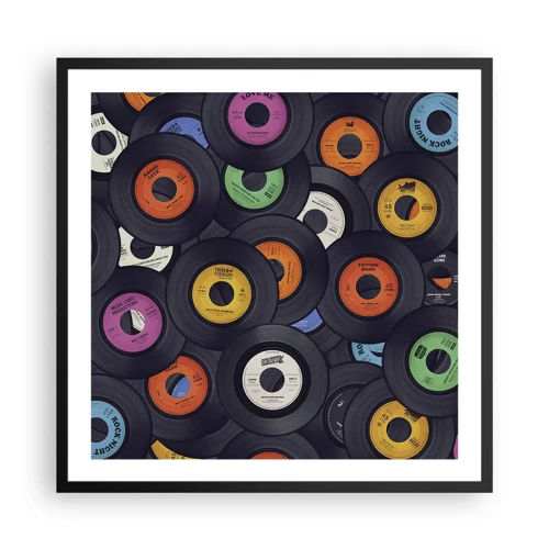 Poster in black frame - Colours of Classics - 60x60 cm