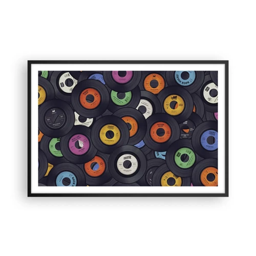 Poster in black frame - Colours of Classics - 91x61 cm