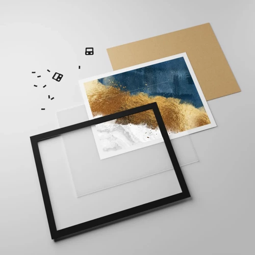 Poster in black frame - Colours of Summer - 70x50 cm