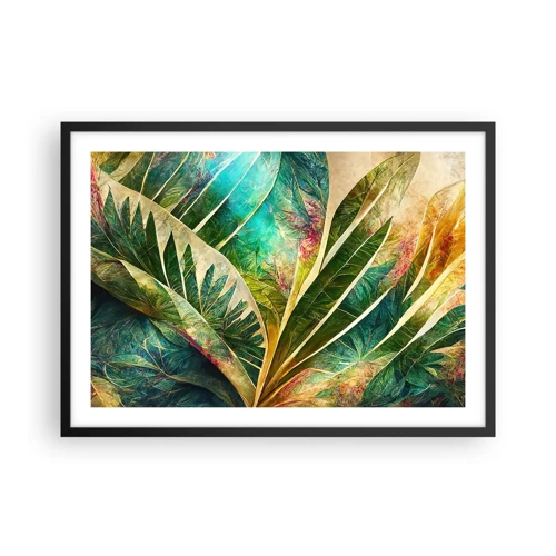 Poster in black frame - Colours of the Tropics - 70x50 cm