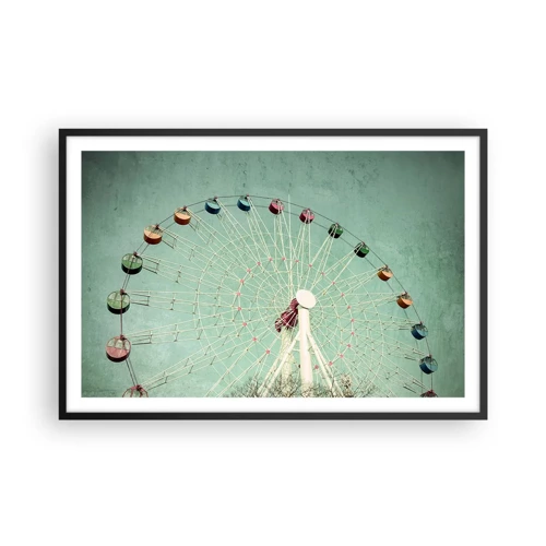 Poster in black frame - Come Have Fun - 91x61 cm