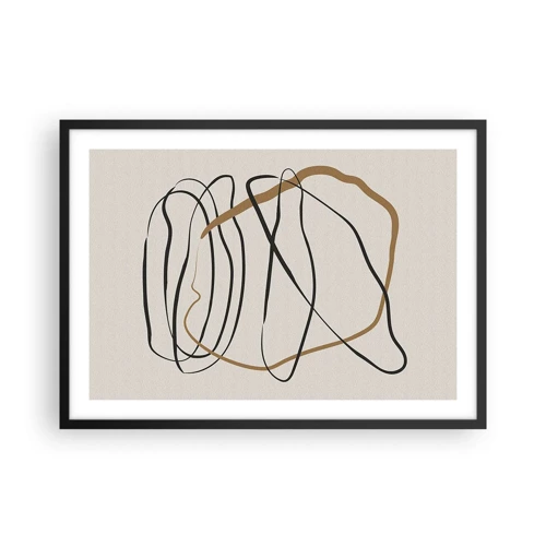 Poster in black frame - Composition - Dance of Possession - 70x50 cm