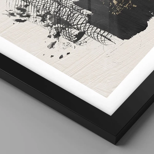 Poster in black frame - Composition With Passion - 40x50 cm