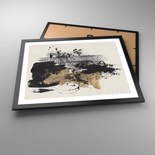 Poster in black frame - Composition With Passion - 50x40 cm