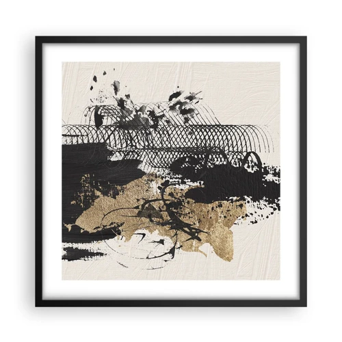 Poster in black frame - Composition With Passion - 50x50 cm