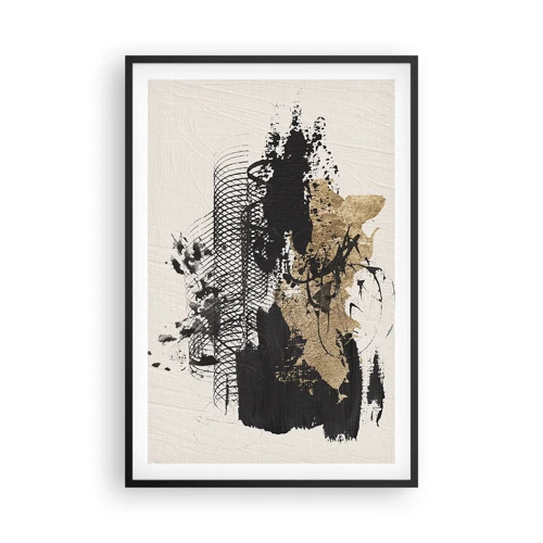 Poster in black frame - Composition With Passion - 61x91 cm