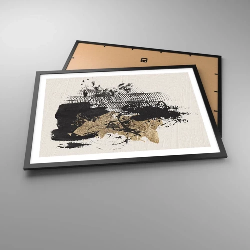 Poster in black frame - Composition With Passion - 70x50 cm