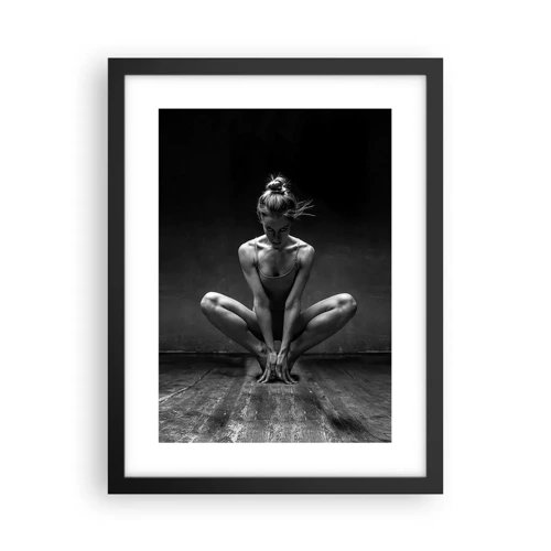 Poster in black frame - Concentration of Dancing Energy - 30x40 cm