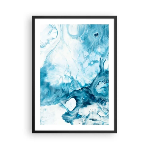 Poster in black frame - Concert of Blue - 50x70 cm