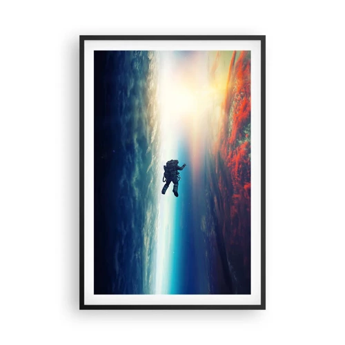 Poster in black frame - Confronting the Universe - 61x91 cm