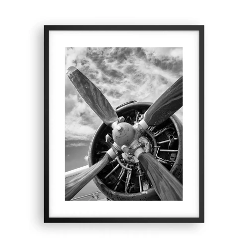 Poster in black frame - Conquerer of the Skies - 40x50 cm