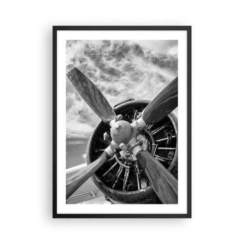 Poster in black frame - Conquerer of the Skies - 50x70 cm