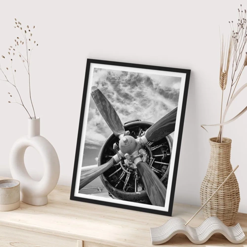 Poster in black frame - Conquerer of the Skies - 50x70 cm