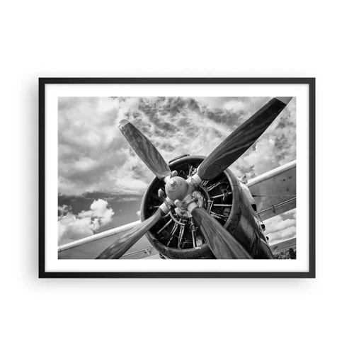 Poster in black frame - Conquerer of the Skies - 70x50 cm