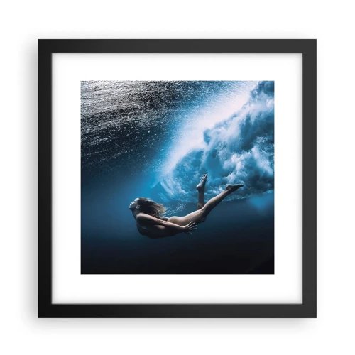 Poster in black frame - Contemporary Syren - 30x30 cm