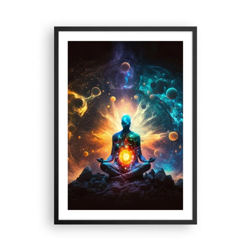 Poster in black frame - Cosmic Calm - 50x70 cm