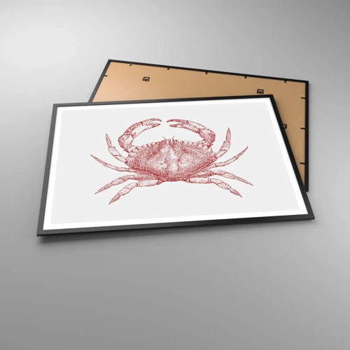Poster in black frame - Crab Like No Other - 100x70 cm