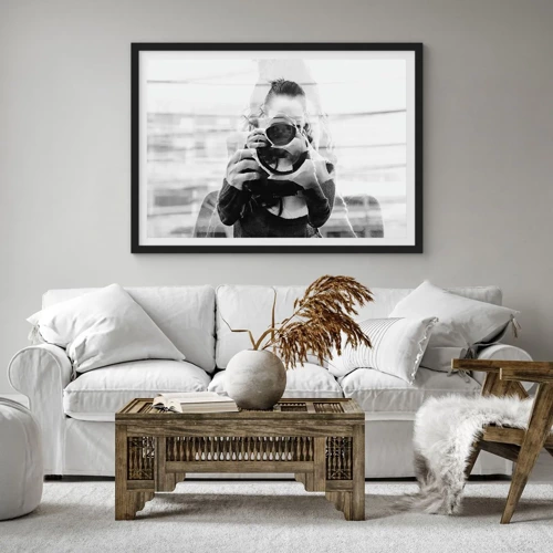 Poster in black frame - Creator and the Creation - 100x70 cm
