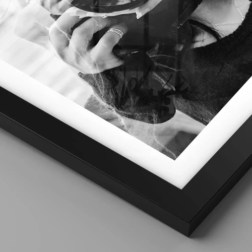 Poster in black frame - Creator and the Creation - 61x91 cm
