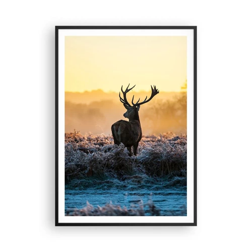 Poster in black frame - Crowned in Its Kingdom - 70x100 cm