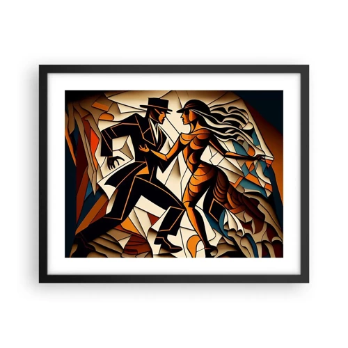 Poster in black frame - Dance of Passion  - 50x40 cm
