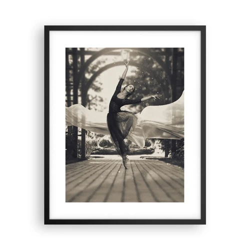 Poster in black frame - Dance of the Garden Spirit - 40x50 cm