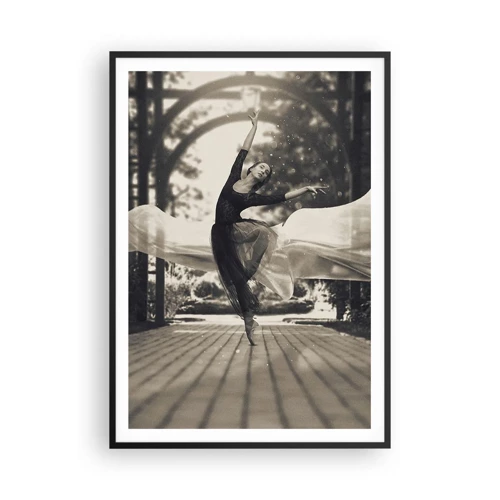 Poster in black frame - Dance of the Garden Spirit - 70x100 cm