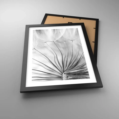 Poster in black frame - Dandelion Kites - 30x40 cm