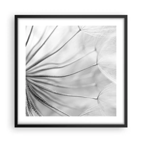 Poster in black frame - Dandelion Kites - 50x50 cm