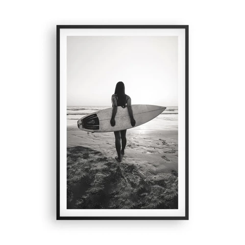 Poster in black frame - Daughter of Sea Wave - 61x91 cm