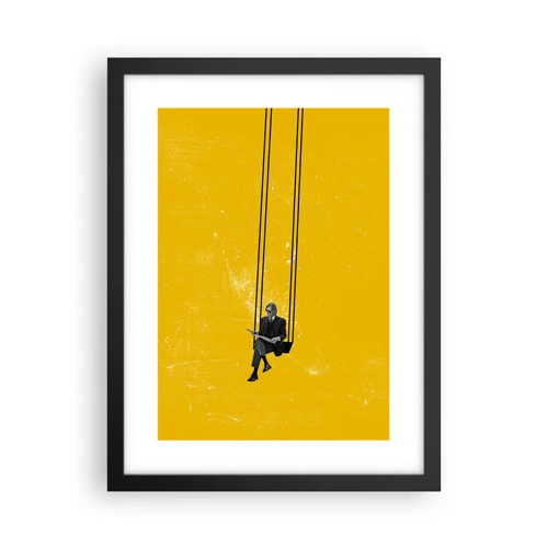 Poster in black frame - Day as a Any Other - 30x40 cm