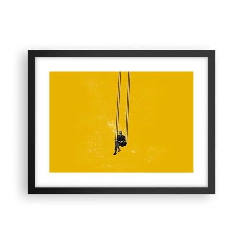 Poster in black frame - Day as a Any Other - 40x30 cm