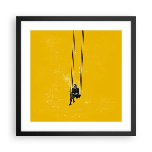 Poster in black frame - Day as a Any Other - 40x40 cm