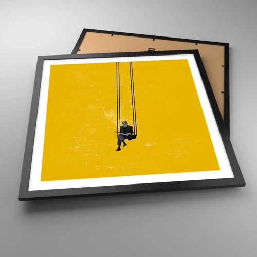 Poster in black frame - Day as a Any Other - 50x50 cm