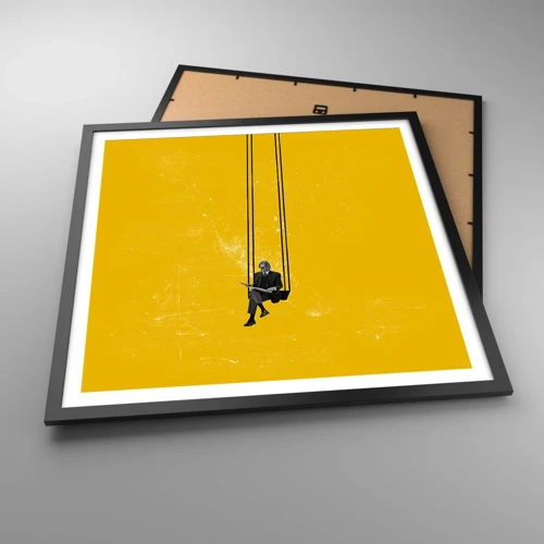 Poster in black frame - Day as a Any Other - 60x60 cm