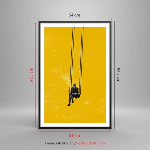 Poster in black frame - Day as a Any Other - 61x91 cm