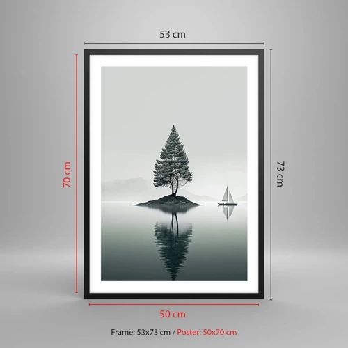 Poster in black frame - Daydreaming - 50x70 cm