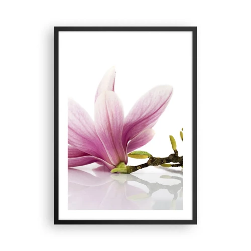 Poster in black frame - Delicate Like a Spring Breeze - 50x70 cm