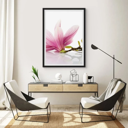 Poster in black frame - Delicate Like a Spring Breeze - 50x70 cm