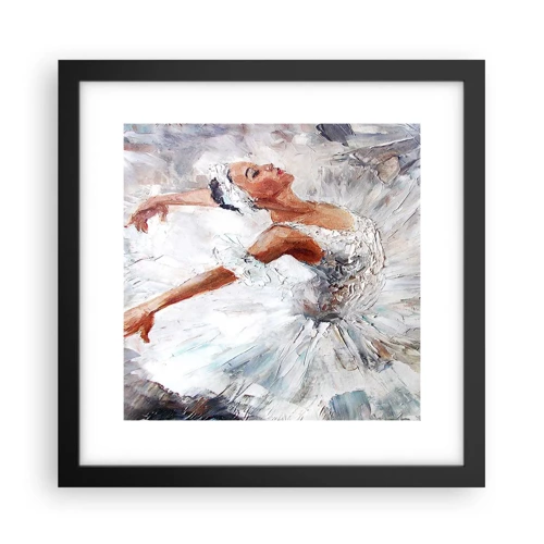 Poster in black frame - Delicate and Light As a Tulle - 30x30 cm